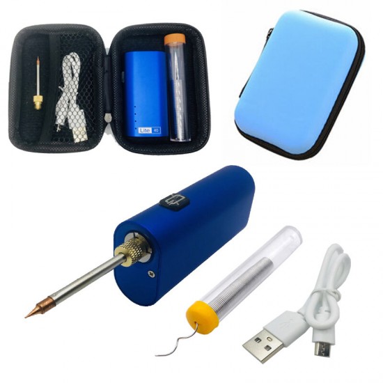 5V 10W Electric Soldering Iron Tool Kits Lithium Battery Portable Soldering Iron USB Charging Soldering Tool