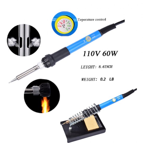 60W 220V Adjustable Temperature Soldering Iron Tools Kit with Desoldering Pump Soldering Iron Stand 60W 220V Adjustable Temperature Soldering Iron Tools Kit with Desoldering Pump Soldering Iron Stand
