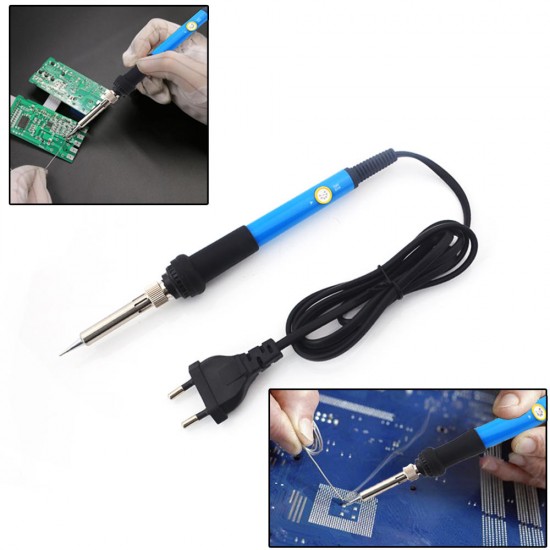 60W EU Plug 220V 110V adjustable temperature Soldering Iron kit With Multimeter Desoldeirng Pump Welding Tool Soldering Tools