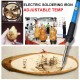 71Pcs Soldering Iron Tool Kit Wood Burning Pen Tips Stencil Soldering Tools Pyrography Crafts Kits 71Pcs Soldering Iron Tool Kit Wood Burning Pen Tips Stencil Soldering Tools Pyrography Crafts Kits