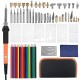 79Pcs/Set Wood Burning Pen Tips Stencil Soldering Iron Tools Pyrography Craft Kit Electric Soldering Iron Set