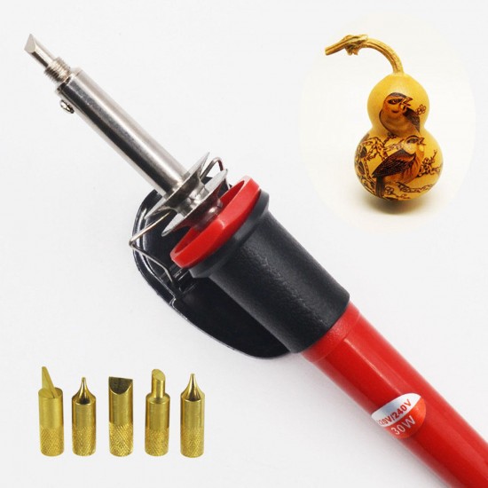 7Pcs 220V 30W Adjustable Electric Temperature Welding Solder Iron Tool Kit 7Pcs 220V 30W Adjustable Electric Temperature Welding Solder Iron Tool Kit