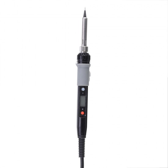908S 80W LCD Electric Soldering Iron Adjustable Temperature Solder Iron with 5Pcs Solder Tips & Stand