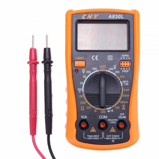 Adjustable Temperature Solder Iron Tools Kit XL830L Digital Multimeter with 5Pcs Solder Iron Tips & Stand Screwdriver Cutting Plier