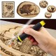 Adjustable Temperature Wood Burning Machine Burner Pyrography Pen Crafts Tool Set With Welding Wire
