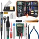 80W Digital Soldering Iron kit Temperature Electric Soldering Iron 110V 220V Multimeter Desoldeirng Pump Welding Tool