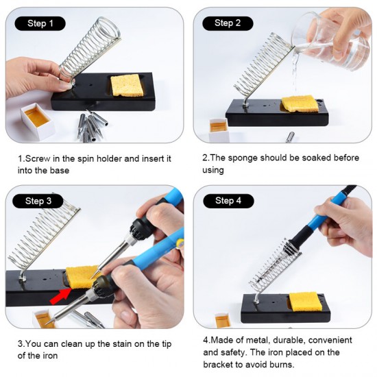 Digital Soldering Iron kit Electric Soldering Iron Desoldering Pump Soldering Tools with On-Offf Switch Digital Soldering Iron kit Electric Soldering Iron Desoldering Pump Soldering Tools with On-Offf Switch