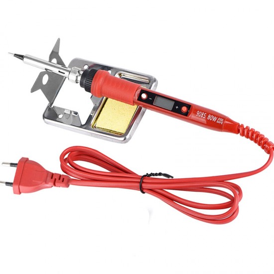908S 220V 80W LCD Electric Welding Soldering Iron Adjustable Temperature Solder Iron With Soldering Iron Tips