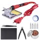 908S 80W Soldering Iron 220V 110V Temperature Adjustable LCD Soldering Iron Kit ESD Insulation Working Mat Soldering Station