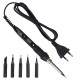 908S 80W Soldering Iron Tool Kit 110V 220V Temperature Adjustable Welding Solder Tools Soldering Iron Kit Pure Copper Tips Ceramic Heater 908S 80W Soldering Iron Tool Kit 110V 220V Temperature Adjustable Welding Solder Tools Soldering Iron Kit Pure Copper Tips Ceramic Heater