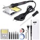 908S 80W Soldering Iron Tool Kit 110V 220V Temperature Adjustable Welding Solder Tools Soldering Iron Kit Pure Copper Tips Ceramic Heater 908S 80W Soldering Iron Tool Kit 110V 220V Temperature Adjustable Welding Solder Tools Soldering Iron Kit Pure Copper Tips Ceramic Heater