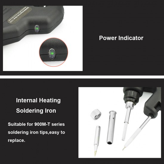 50W Electric Send Tin Solder Iron Tool Kit Internal Heating Handheld Automatically Send Tin Welding Station Repair Tool EUPlug/US Plug
