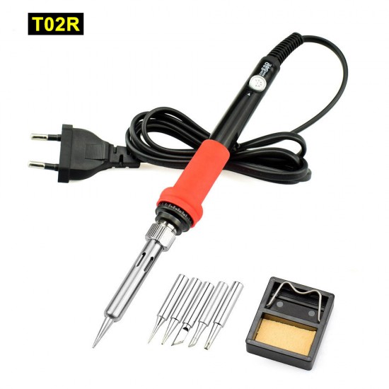 60W ESD Adjust Temp Soldering Iron Kit Welding Tool Set Solder Assist Set Repair Tools EU/US Plug