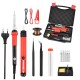 60W ESD Adjust Temp Soldering Iron Kit Welding Tool Set Solder Assist Set Repair Tools EU/US Plug