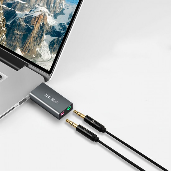 USB External Sound Card USB 2.0 to AUX Jack Audio Adapter 3.5mm Earphone Microphone Adapter for Computer PC Laptop Mac Z166/Z167 USB External Sound Card USB 2.0 to AUX Jack Audio Adapter 3.5mm Earphone Microphone Adapter for Computer PC Laptop Mac Z166/Z167