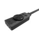 GS3 USB2.0 External Sound Card 7.1 Channel 3.5mm Headphone Earphone Audio Converter Adapter for Computer Mobile Phone