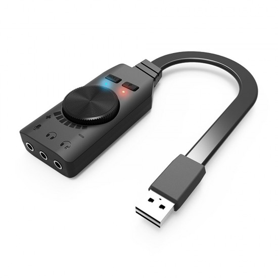 GS3 USB2.0 External Sound Card 7.1 Channel 3.5mm Headphone Earphone Audio Converter Adapter for Computer Mobile Phone GS3 USB2.0 External Sound Card 7.1 Channel 3.5mm Headphone Earphone Audio Converter Adapter for Computer Mobile Phone