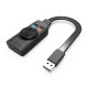 GS3 USB2.0 External Sound Card 7.1 Channel 3.5mm Headphone Earphone Audio Converter Adapter for Computer Mobile Phone GS3 USB2.0 External Sound Card 7.1 Channel 3.5mm Headphone Earphone Audio Converter Adapter for Computer Mobile Phone