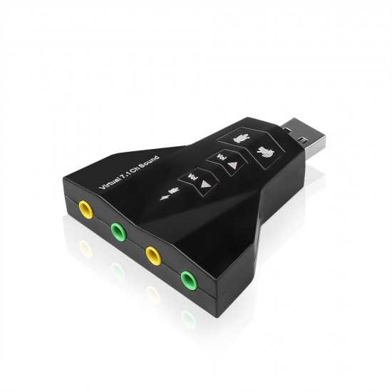USB Sound Card 7.1 Channel 3D Audio Sound Card Mic Adapter for 3.5mm Jack Stereo Headset for Mac OS Android Linux USB Sound Card 7.1 Channel 3D Audio Sound Card Mic Adapter for 3.5mm Jack Stereo Headset for Mac OS Android Linux