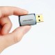 USB 2.0 Male to Type-C 2 in 1 External Independent Sound Card For Laptop PC PS4 Surface