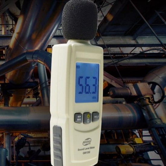 GM1352 Digital LCD Sound Level Meter Noise Tester Decibel Monitoring GM1352 Digital LCD Sound Level Meter Noise Tester Decibel Monitoring