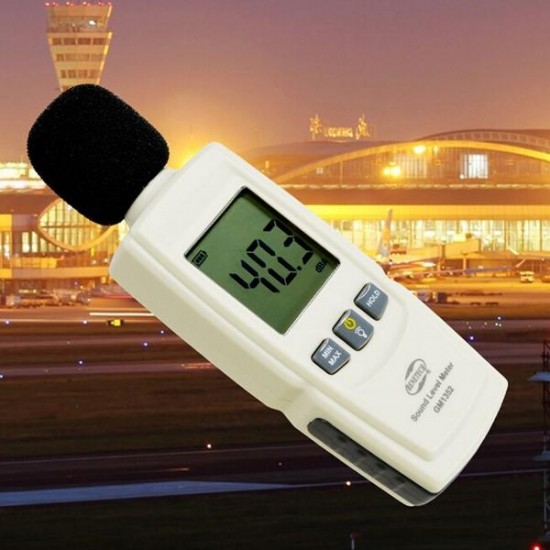 GM1352 Digital LCD Sound Level Meter Noise Tester Decibel Monitoring GM1352 Digital LCD Sound Level Meter Noise Tester Decibel Monitoring