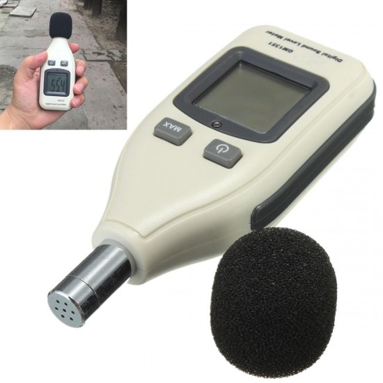 Professional GM1351 Digital Sound Level Meter Decibel Logger 30-130dB