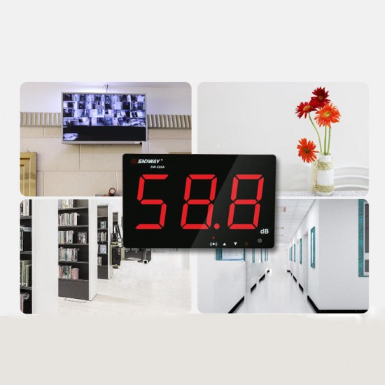 SW-525A Digital Sound Level Meter Noise Decibel Meter 30~130db Large Screen Display