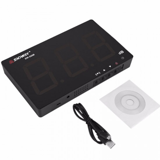 SW-525B Digital Sound Level Meter Noise Decibel Meter 30~130dB Large Display SW-525B Digital Sound Level Meter Noise Decibel Meter 30~130dB Large Display