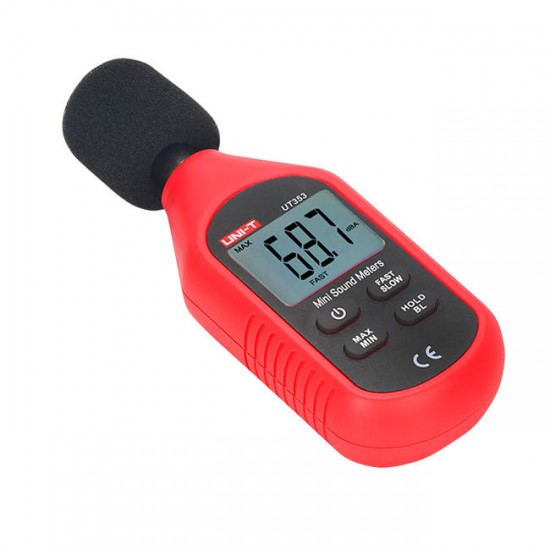 UT353 Mini Digital Sound Level Meter 30-130dB Instrumentation Noise Decibel Monitoring Tester
