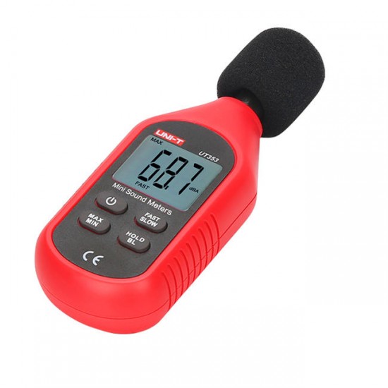 UT353 Mini Digital Sound Level Meter 30-130dB Instrumentation Noise Decibel Monitoring Tester