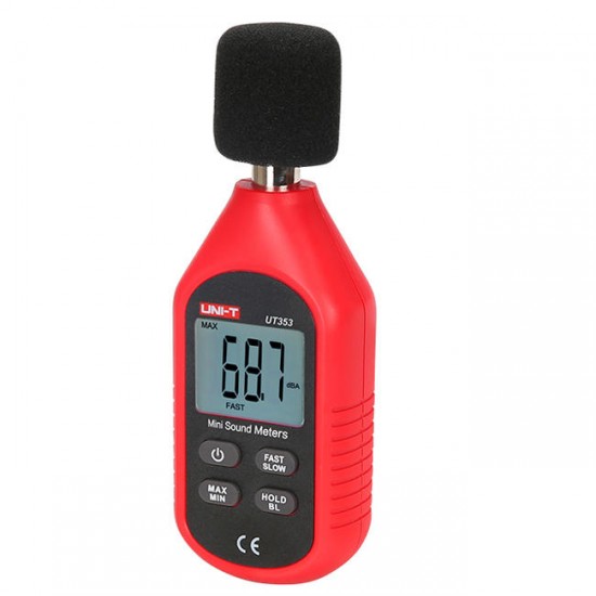 UT353 Mini Digital Sound Level Meter 30-130dB Instrumentation Noise Decibel Monitoring Tester