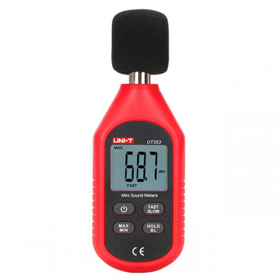 UT353 Mini Digital Sound Level Meter 30-130dB Instrumentation Noise Decibel Monitoring Tester