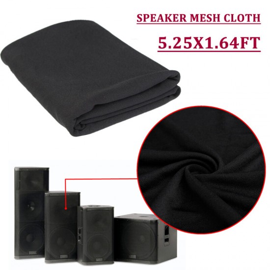 0.5*1.6M Speaker Mesh Dustproof Cover Cloth Black HIFI Accessories