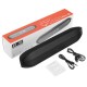 10W Wireless bluetooth Speaker Soundbar 3D Stereo FM Radio TF Card AUX Clock Speaker with Mic