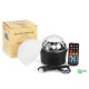 12W Wireless bluetooth RGB LED Party Disco Crystal Speaker Magic Ball Effect Music Stage Light Sound-activated Remote