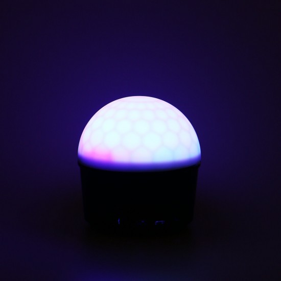 12W Wireless bluetooth RGB LED Party Disco Crystal Speaker Magic Ball Effect Music Stage Light Sound-activated Remote