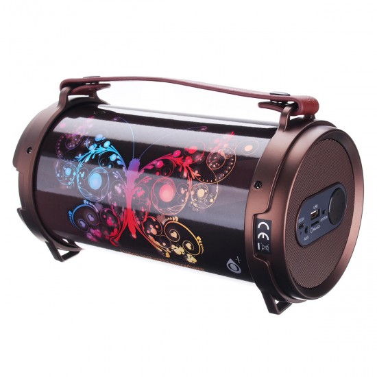 12W bluetooth 4.0 Wireless Stereo FM Radio Speaker Support USB AUX TF Card