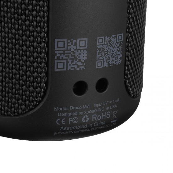 15W bluetooth 5.0 bass Outdoor Speaker IPX6 Waterproof Handsfree Type-C Charging Wireless Speaker Built-in 3600mAh battery