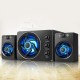 2.1 Computer bluetooth Speaker Wooden Bass TF Card U Disk LED Light Wired Speakers