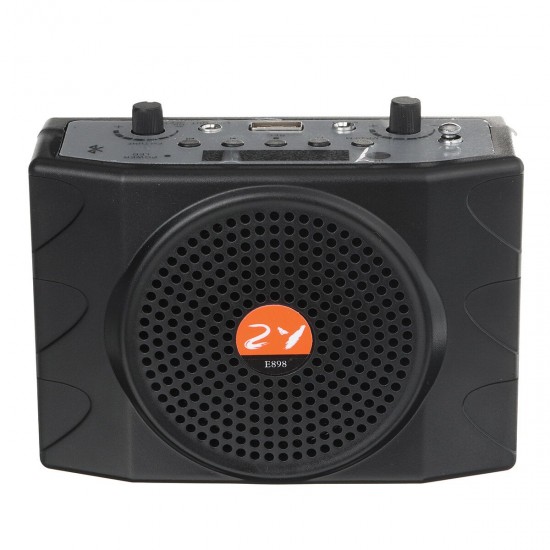 25W 100Hz-15kHz Rechargeable Speaker FM Radio MP3 Player with Microphone Remote Control Teaching Tour Guiding Visiting Outdoor activities