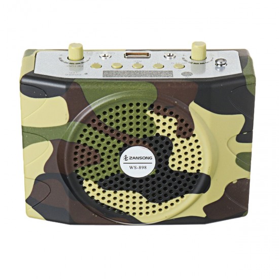 25W Rechargeable Camouflage Hunting Speaker Sound Decoy 100Hz-10KHz FM Radio MP3 Player with Remote Control for Hunting Meeting Tour Guide 25W Rechargeable Camouflage Hunting Speaker Sound Decoy 100Hz-10KHz FM Radio MP3 Player with Remote Control for Hunting Meeting Tour Guide