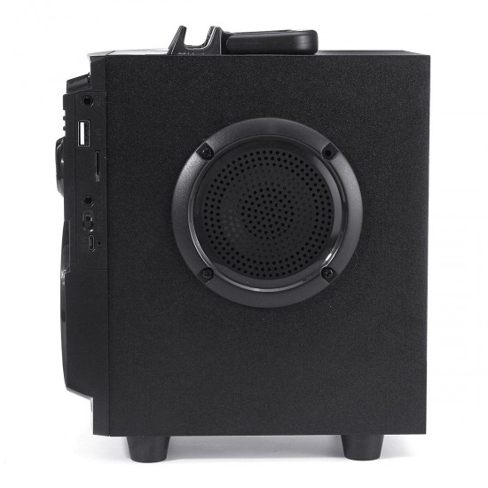 3D Surrounded Sound Speaker System Subwoofer Wireless bluetooth Speaker LED Light Display AUX USB TF FM Radio Music Player