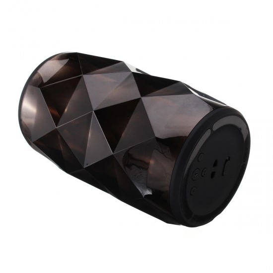 5W Wireless Crystal Vibe Smart LED bluetooth USB SD Mic Portable Stereo Speaker