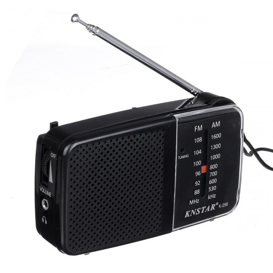 88-108MHz FM 530-1600KHz AM 2 Bands Radio Receiver for Elder