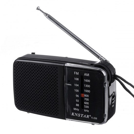 88-108MHz FM 530-1600KHz AM 2 Bands Radio Receiver for Elder