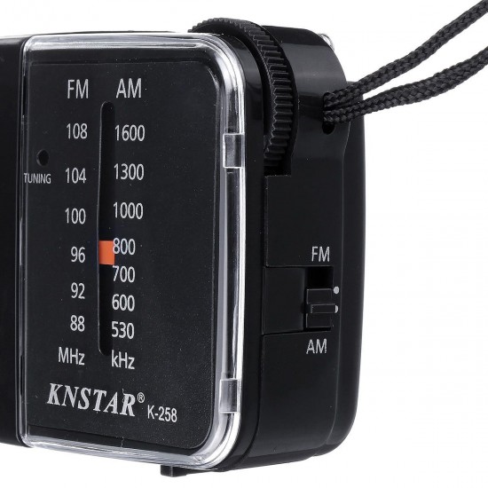 88-108MHz FM 530-1600KHz AM 2 Bands Radio Receiver for Elder