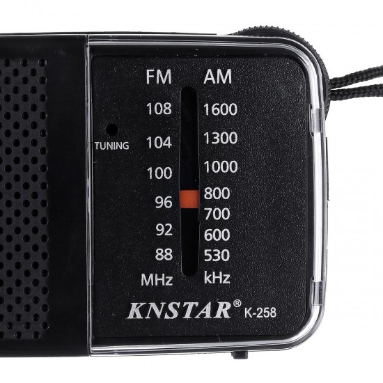 88-108MHz FM 530-1600KHz AM 2 Bands Radio Receiver for Elder