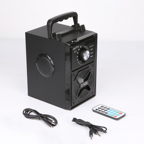 A11 3D Stereo Karaoke Speaker bluetooth Remote Control Digital Display Shock Bass Handsfree Loudspeaker Built-in Mic