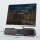 Computer Game Speaker PC Speaker Gaming Wired Desktop Computer Sound Bar with Stereo Sound Colorful LED Light Computer Game Speaker PC Speaker Gaming Wired Desktop Computer Sound Bar with Stereo Sound Colorful LED Light